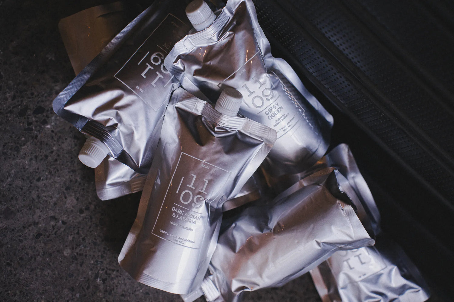 Recargas de difusores aromáticos 1109 Concept, aroma Gipsy Queen, formato pouch reutilizable